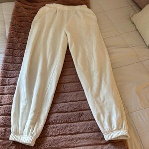 White Sweat Pants